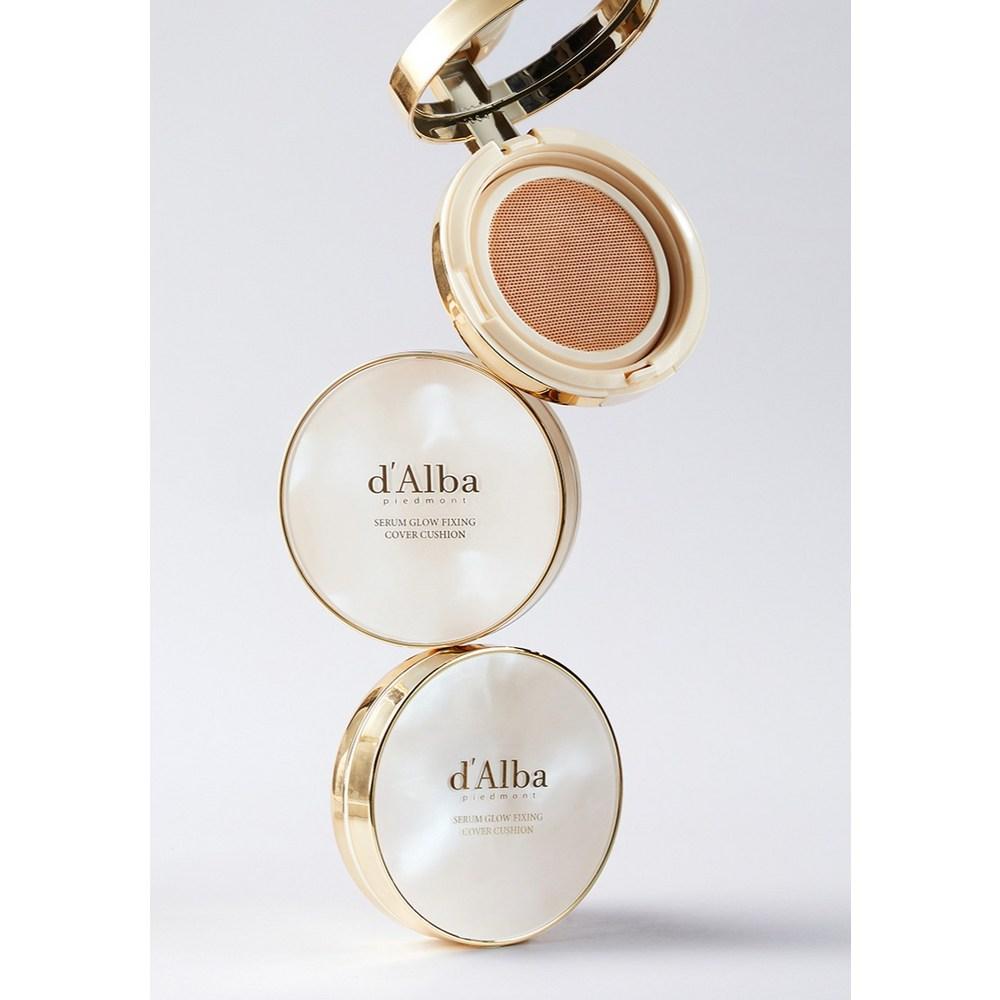 Dalva Serum Glow Fixing Cover Cushion Original 17 г + Refill 17 г Набор, нет. 21, 1 комплект