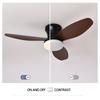 Потолочный вентилятор со светом casa inteligente розетка вентилятор свет ventilatore da soffitto con luce de techo con luz тихие светодиодный холодный