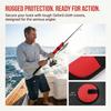 16PCS Oxford cloth Fishing Lure Covers Red Fish Hook Bait Covers Fishing Lure Wraps  for Fishermen