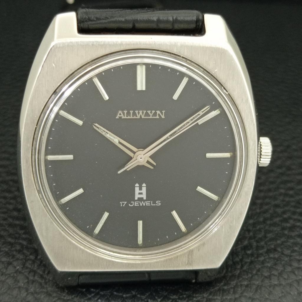 ВИНТАЖНЫЕ МЕХАНИЧЕСКИЕ ЧАСЫ ALLWYN 6300A ИНДИЯ МУЖСКИЕ ОРИГИНАЛЬНЫЙ ЦИФЕРБЛАТ a706235-1
