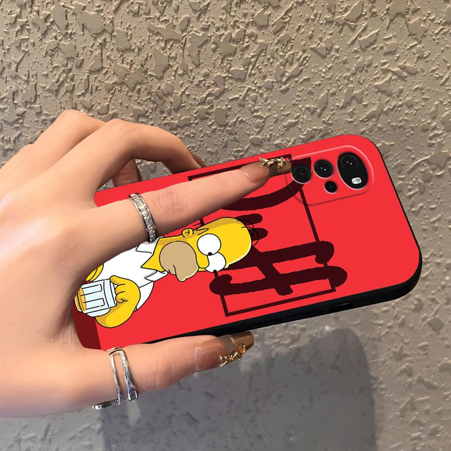 Смешной Чехол Homer Simpson для Motorola Mot G32 G50 G60 G71 G22 Edge40 G53 G30 G60s G52 Edge 20 Pro 30 Lite G51 G73 Черный Мягкий