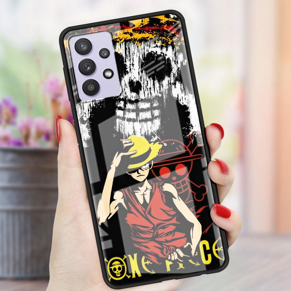 Чехол-стекло Boy Anime для Samsung Galaxy A52 A71 A50 A51 A70 A21s A31 A72 A10 A12 A30 A22 5G Phone Cover