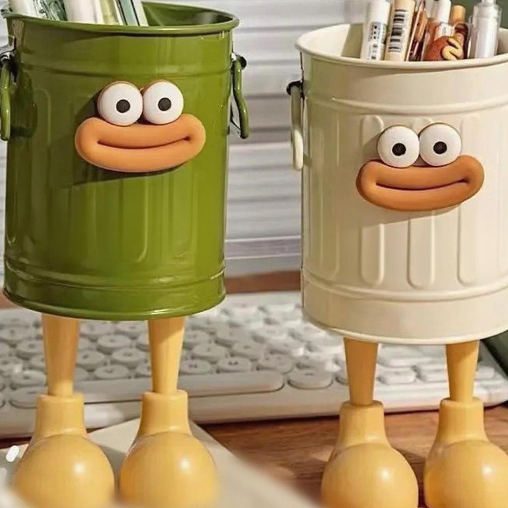 2 шт. Мультяшная подставка для ручек Многофункциональный настольный органайзер Декоративный стакан для карандашей Контейнер для хранения ручек Для офиса дома