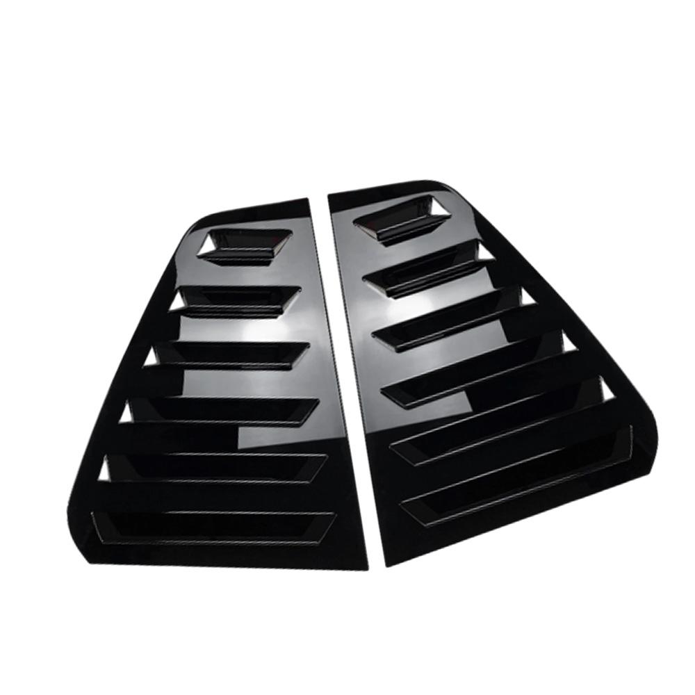 Пара задних боковых оконных спойлеров-накладок для Volkswagen VW Golf 6 MK6 2008-2012, крышка-жалюзи для окон, воздухозаборники