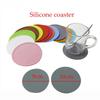 1PC Anti Slip Anti Overflow Coaster Tea Cup And Coffee Coaster Circular Mold Silicone Insulated Table Mat For Home Use