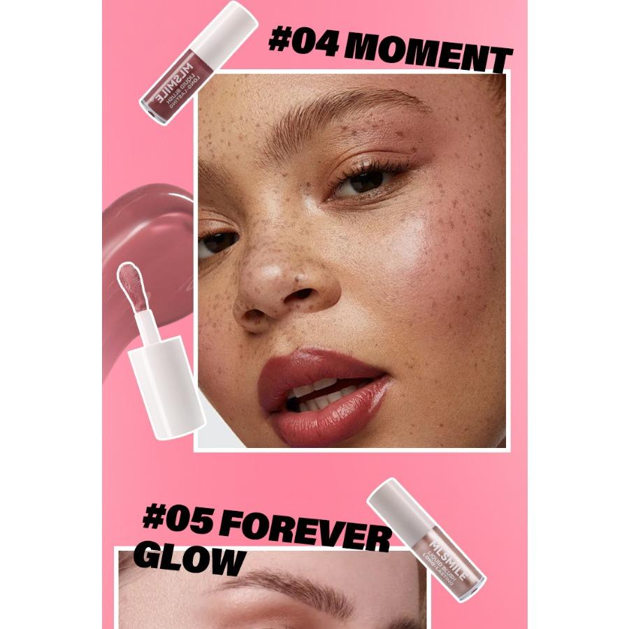 MLSMILE 6-цветные жидкие румяна, осветляющие и подчеркивающие румяна для лица, контурирующие тени для век, кремовые румяна