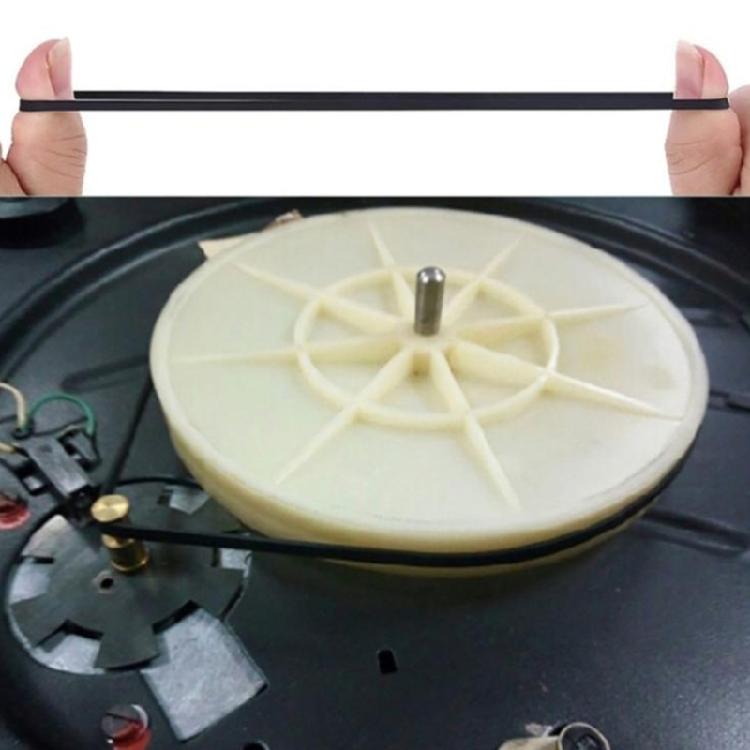 10 шт. Пассик для проигрывателя виниловых пластинок Замена пассика Резиновый плоский приводной ремень Ремонт пассика проигрывателя 190-471 мм