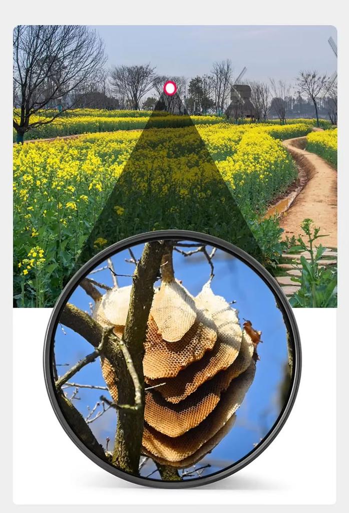 Zmart 90x90 Призма Bak4 HD Оптическое стекло Портативный для спорта Опера Бинокль Объектив Компактный Фокус Поле зрения Ночной Альпинизм Дальний