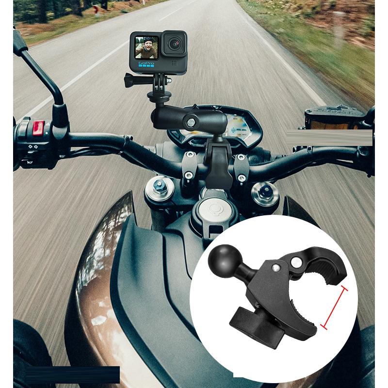 Крепление для мотоциклетной камеры с обзором 360° Поддержка для GoPro Держатель для велосипеда Крепление на руль Кронштейн Стойка для Go Pro Hero Insta360 Аксессуары