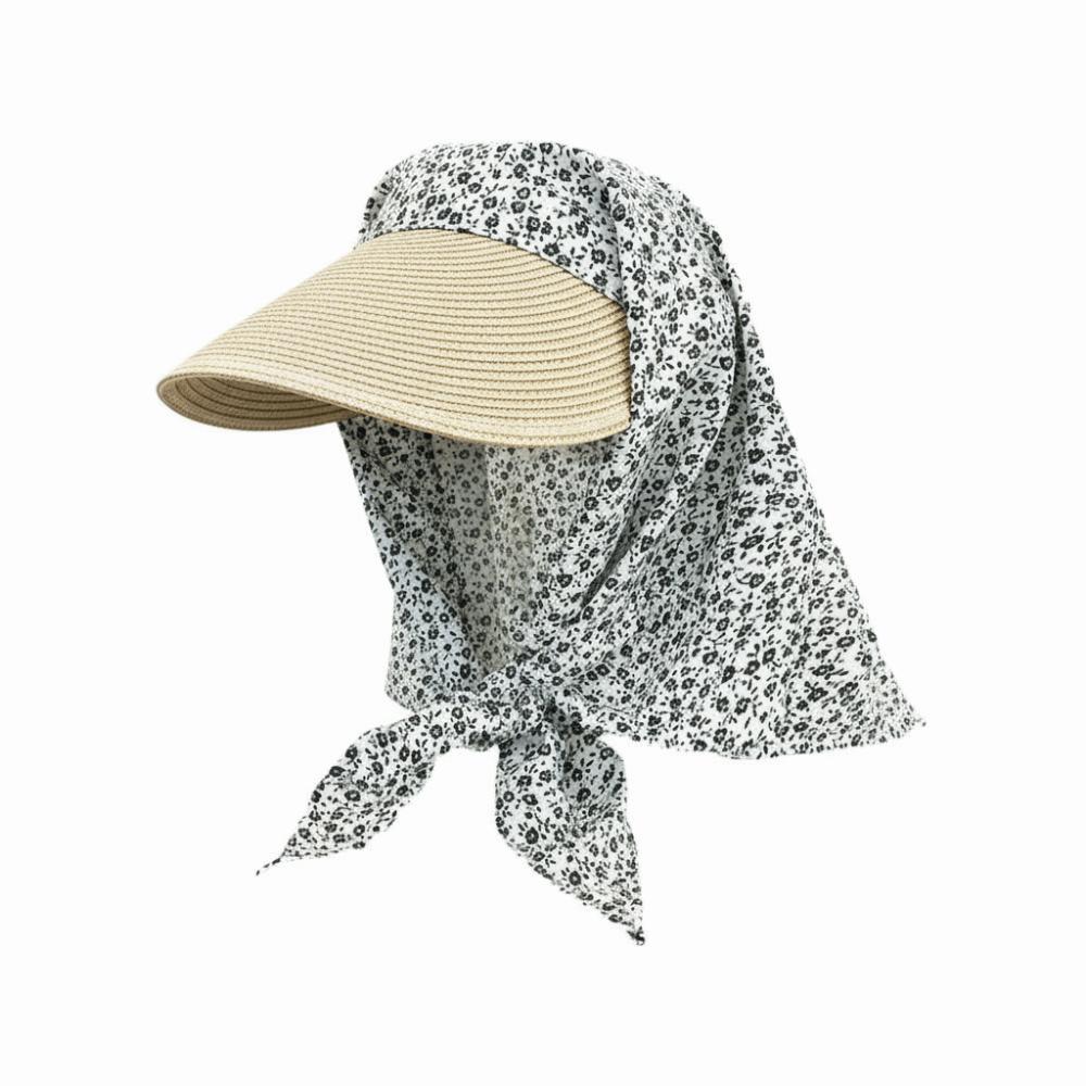 Star Print Scarf Baseball Cap Korean Style Strappy Bandana Hat Letter Headscarf Hat Summer