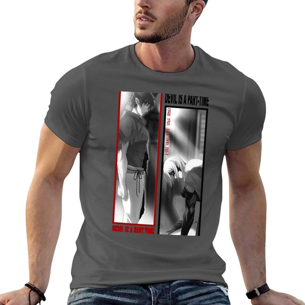 Shirou Ashiya Devil Is A Part Time Tshirt Simple Casual Short Sleeve Tee
