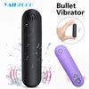 10-скоростной мини-вибратор-пуля для женщин, перезаряжаемый, беспроводной, вибрирующий, анальная пуля, стимулятор клитора, дилдо для взрослых сексуальных игрушек