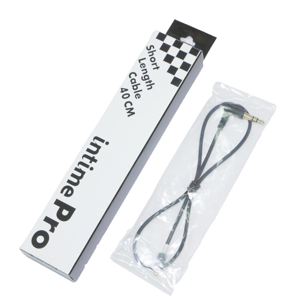 Короткий кабель для Intime 40 см для одноканальных наушников Pro-M (Пентаконн ухо)