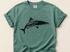 Tiger Shark T-Shirt - Galeocerdo Cuvier/Ocean Tiger Shark/Sea Tiger - Minimalist/Ink/Vintage/Science/Ichthyology