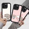 Cartoon Cute Cats Silicone Soft Phone Case For iPhone 17 16 14 13 12 11 15 Pro Max Plus Air Cover