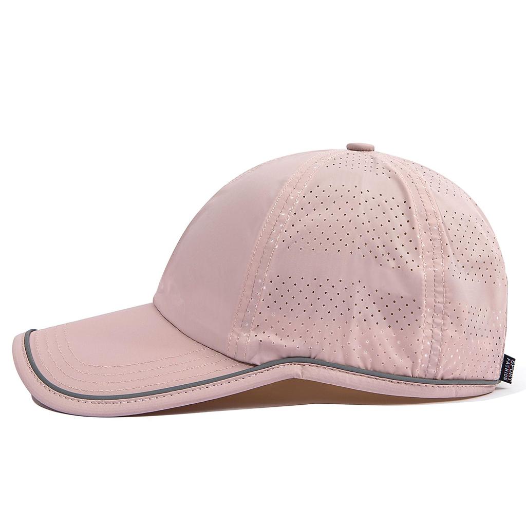 Croogo Running Wide UV Solid Cool for Summer Unisex Men's Cap, Deep, Large, Brim, Protection, Lightweight, Color, Sweat-Wicking, Quick-Drying,