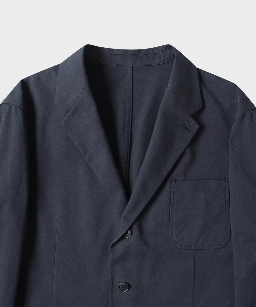TAILDERN Bond Regular Cotton Tailored Jacket Navy