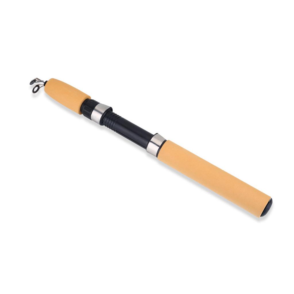 Ice Winter Fishing Rod Glass Fiber Retractable Mini Fishing Pole Tackle