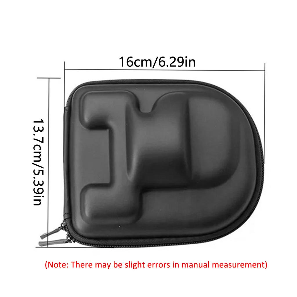 EVA Fishing Wheel Storage Bag Left/Right Hand Fishing Tackle Tools Protector Box Suitable for Baitcasting Drum Reel