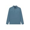 New Winter FILA Polo Shirt Men's Misty Dusk Blue F11M142204F-DB