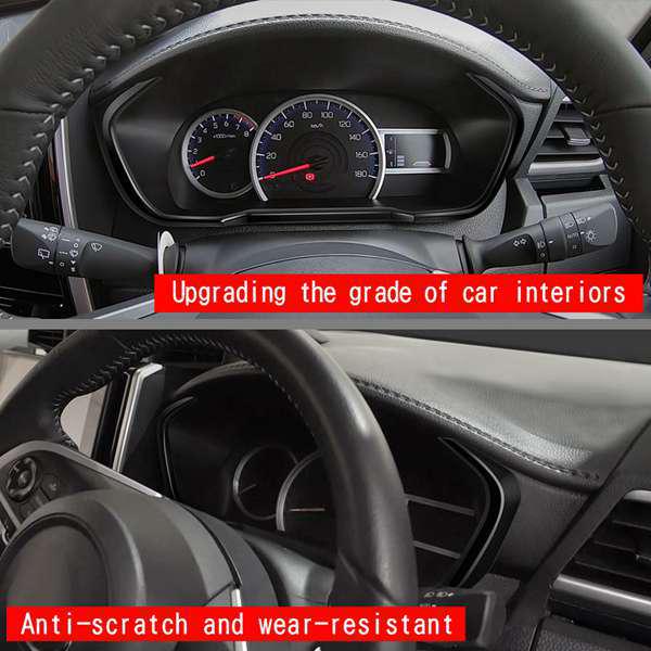 1 пара ярко-черных ABS-накладок на приборную панель для Toyota ROOMY 2022 года