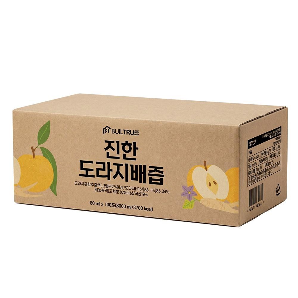 HACCP Concentrated Balloon Flower and Pear Juice, Domestic, KFDA Certified, 100 pcs, 80ml