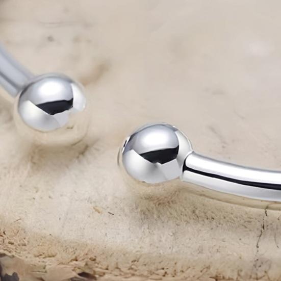 Регулируемый браслет с отверстием из полированной меди, симметричный дизайн, бисер, подарок для друзей и семьи