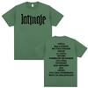 Limited Cazzu Latinaje Album Letters Print T Shirt Unisex Women Summer Tops High Quality T Shirts Casual ONeck 100 Cotton Tshirt