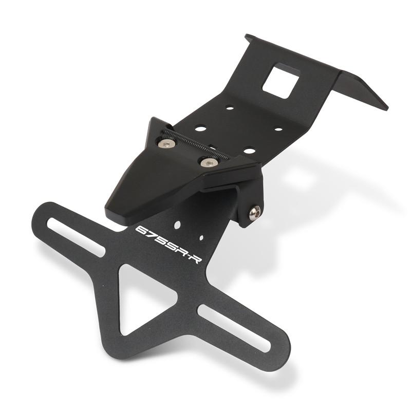 Держатель номерного знака для мотоцикла Подходит для 675SR 675NK 675 SR 675SR R Задний Короткий Хвост Световой Держатель Хвоста Комплект Кронштейнов