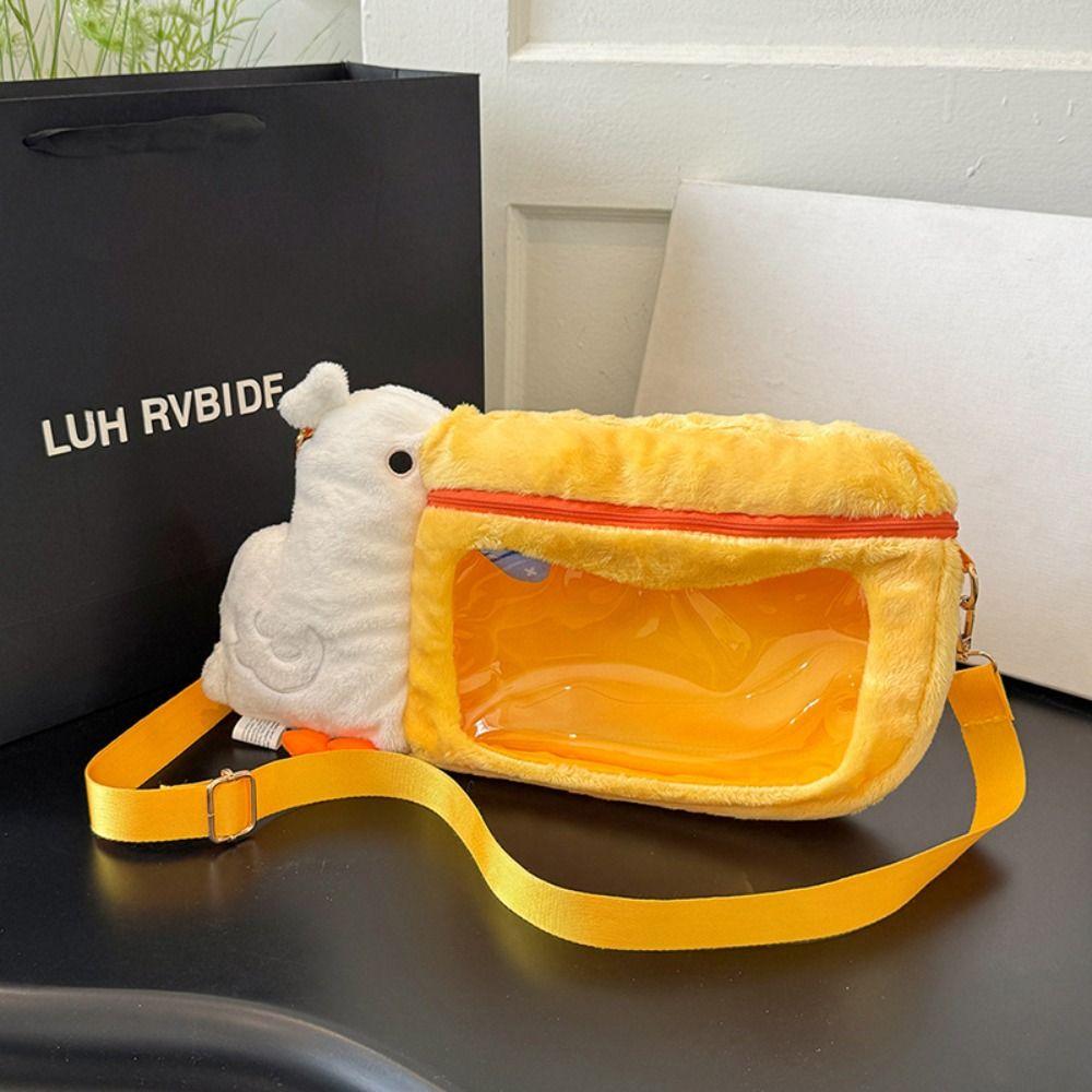 Cross Body Bag Pelican Shoulder Bag Cartoon Plush Pelican Ita Bag Big Mouth Pelican Bag Girls