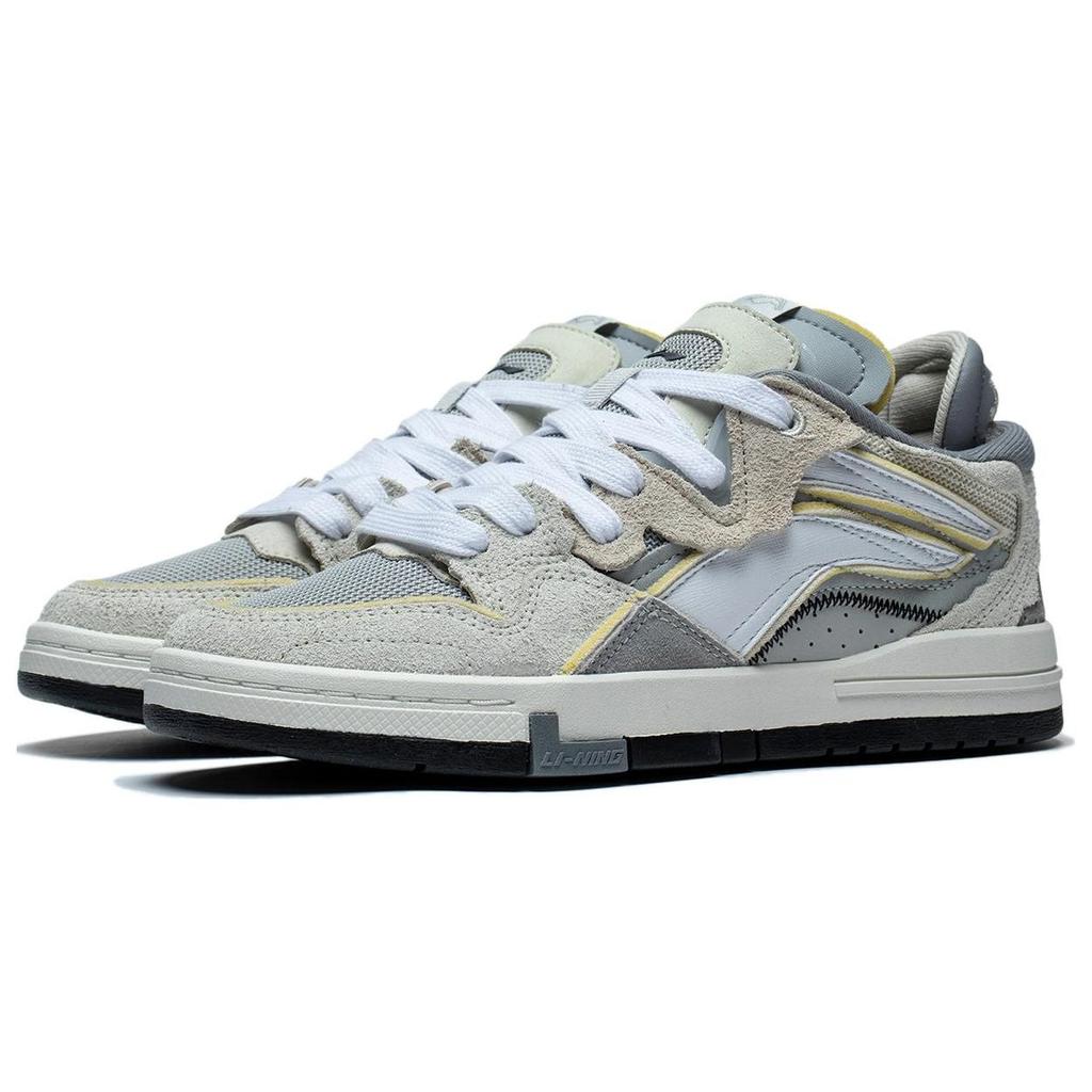 Li Ning We I Pro Comfortable Non-Slip Lightweight Low-Top Skate Shoes Women Sneaker White Gray AECT034-1