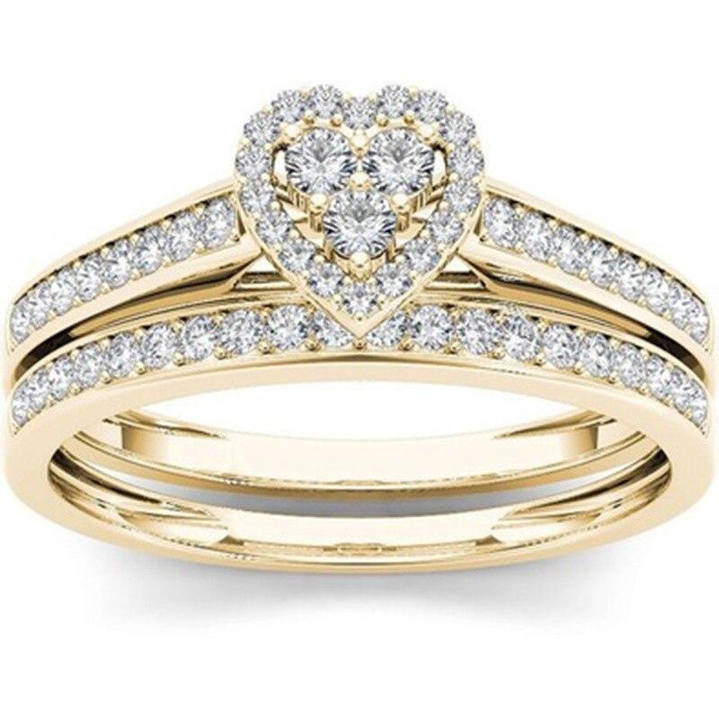 Роскошные обручальные кольца для влюбленных, геометрические кольца с кубическим цирконием класса ААА для пар, женщин и мужчин