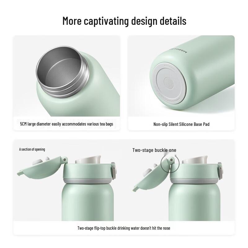 Buydeem Mini Pop-Up Lid Thermos Cup