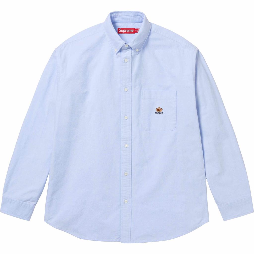 Supreme Loose Fit Flannel Oxford Shirt SUP-FW24-046