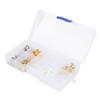 530pcs Earring Backs Alloy Silicone Plastic Material DIY Making Easy Replaceable Jewelry