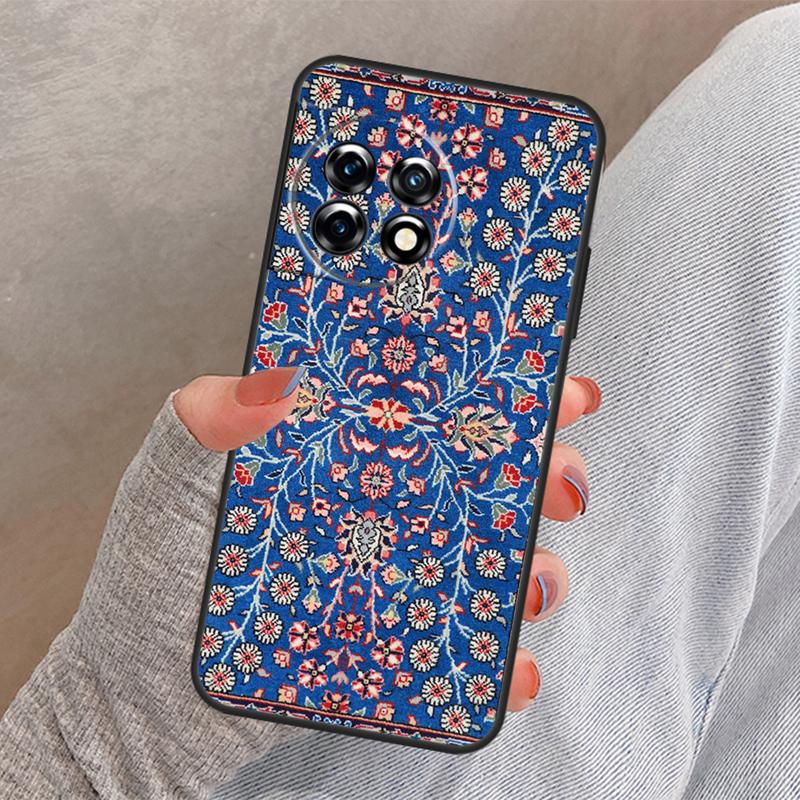 Ретро Этнические Ковры Турецкий Ковер Чехол Для OnePlus 13R 13 12 12R 11 10 Pro 8T 10T OnePlus Nord 4 CE 2 3 Lite N10 N20 N30 Чехол