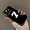 Футбольный Чехол с Номером для IPhone 16 15 14 13 12 11 Pro Max X XR XSMAX 8 7 Plus Матовый Ударопрочный Задний Чехол
