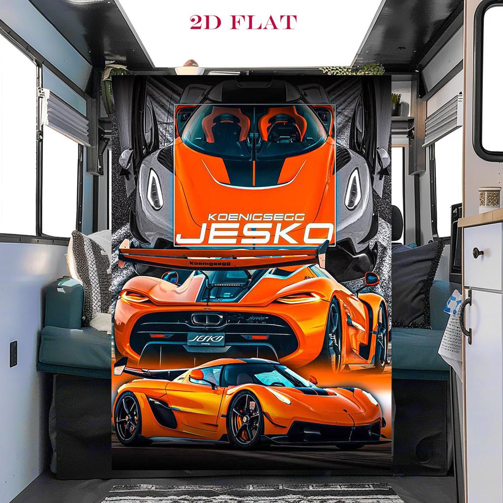 Koenigsegg Jesko: Elegance blanket sofa blanket Home Decor bedroom Machine washable Digital printing