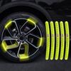 Car Wheel Hub Reflective Stripes Door Safety Opening Warning Sticker For Cadillac CT4 CT5 CT6