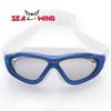 Unisex Colorful Electroplated Swimming Goggles - Waterproof, Anti-Fog, Silicone, Large/Medium Frame, Flat Lens, Eye Protection