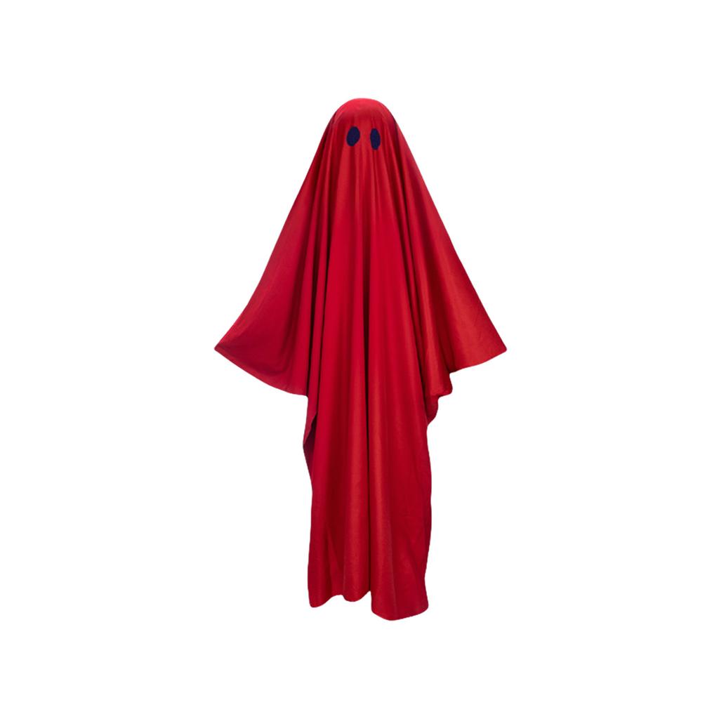 Хэллоуин Костюм Привидения Плащ Для Взрослых Детей Регулируемый Жуткий Наряд для Вечеринки Полиэстер Хлопок