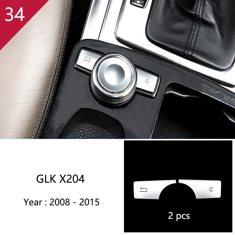 Углеродное волокно для Mercedes Benz GLK X204, внутренняя панель переключения передач, AC CD, панель, дверной подлокотник, отделка, наклейка на автомобиль