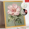 Pearl painting kit DIY pink hibiscus flower wall art home decoration painting
