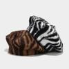 Womens Winter Striped Beret Hat Fashion Artist Cap Street Casual Trendy Accessory