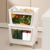 Easy Move Rolling Storage Container Space Efficient Storage Cart with Practical Home Organization Container