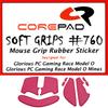Corepad Soft Grips Glorious PC Gaming Race Model OModel O- Model O Pro WirelessSeries One PRO Wireless Grips (1 Set) (Red)