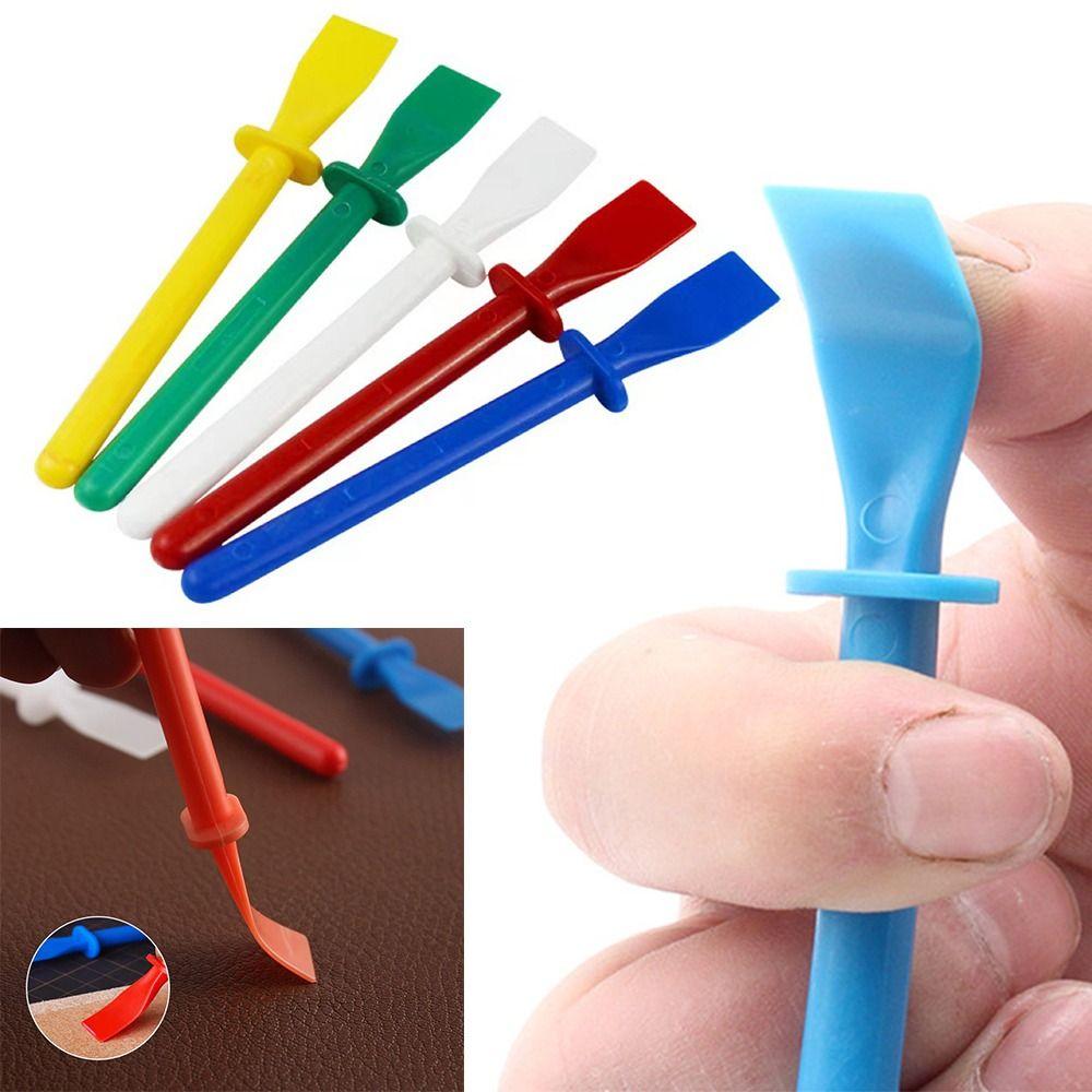 Hand Tools Leather Gluing Tool PP Adhesive Scraper Practical Glue Application Tools Leather