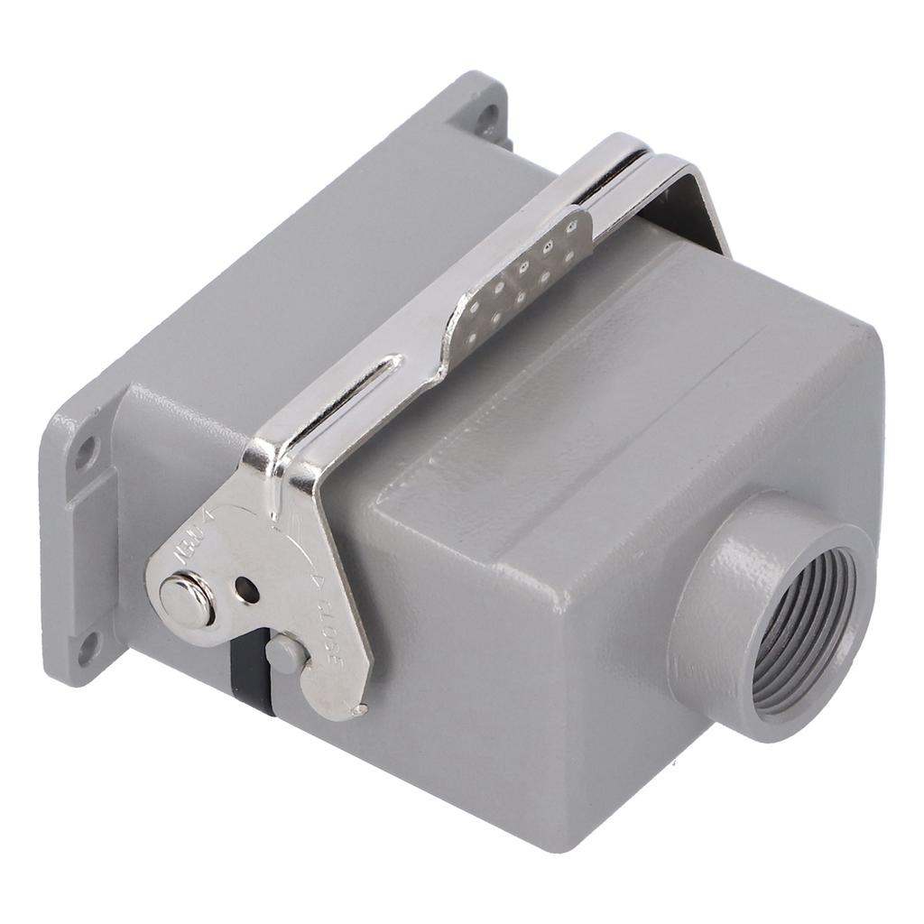 Сверхпрочный разъем Прямоугольный авиационный разъем Вилка Одинарная кнопка 10 контактов Промышленные принадлежности