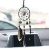Handmade Feather Beads Car Porch Dream Catcher Ornament Hanging Window Decor