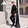 adidas Бокс 3 полоски Классический Ретро Прямые брюки Куртка Костюм-двойка Повседневный спортивный костюм Унисекс костюм TR30JR1BX+TR30PR1BX